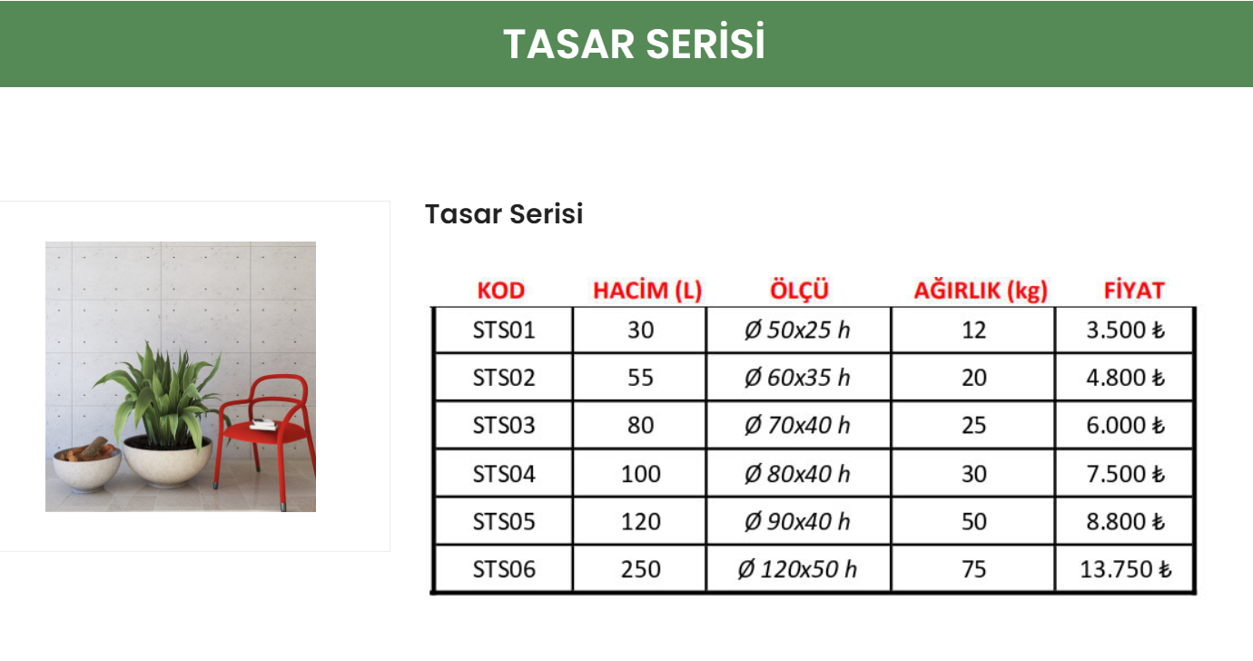 31  TASAR SERİSİ